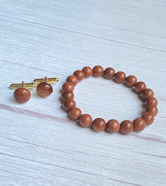 Goldstone Cufflink Set image 0