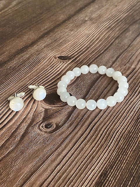 Moonstone Cufflink Set image 0