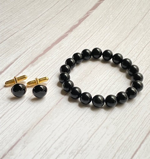 Onyx Cufflink Set image 2