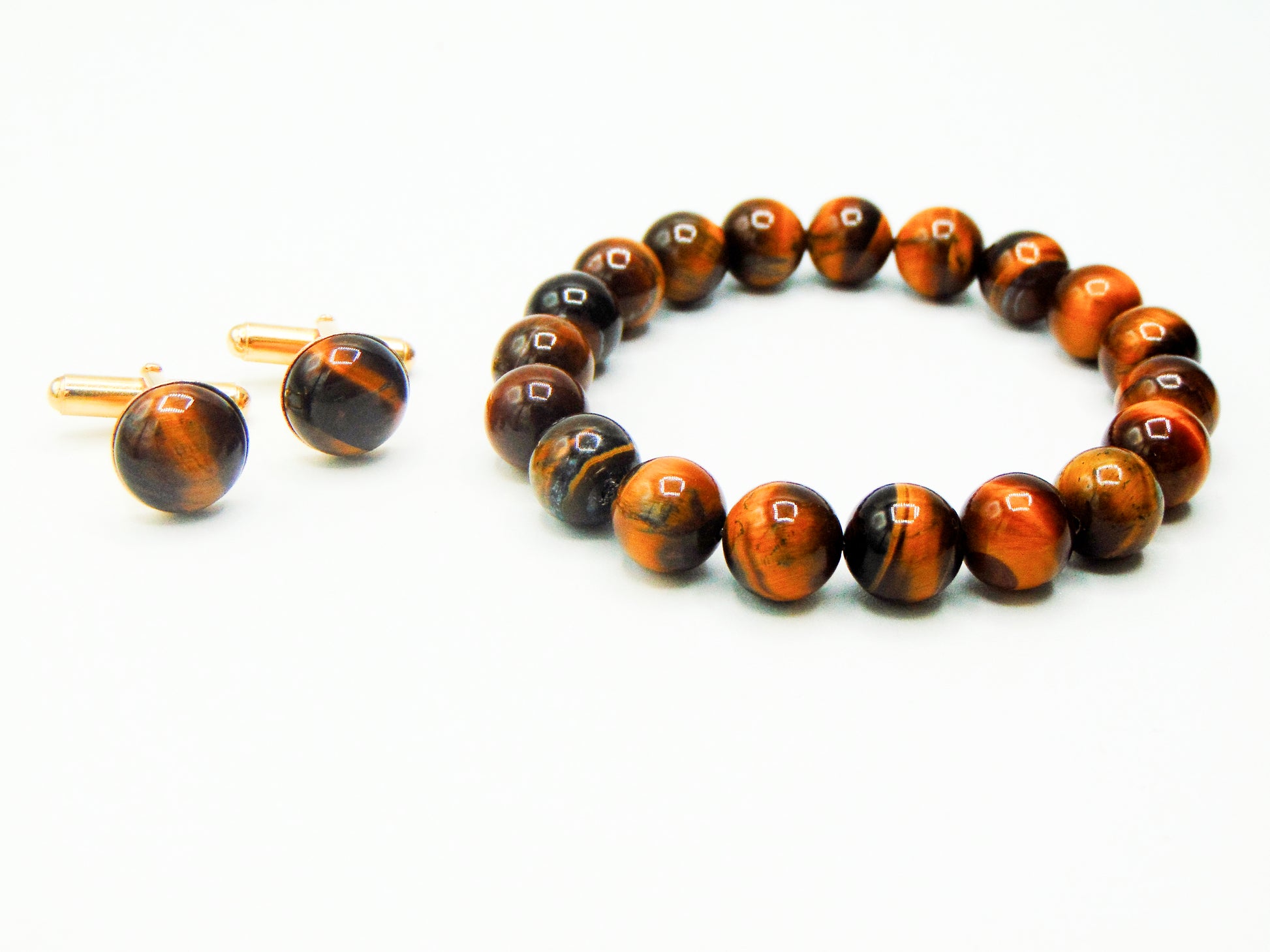 Tiger Eye Cufflink Set image 0