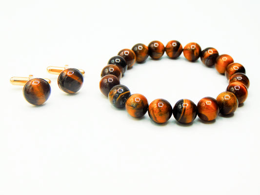 Tiger Eye Cufflink Set image 0